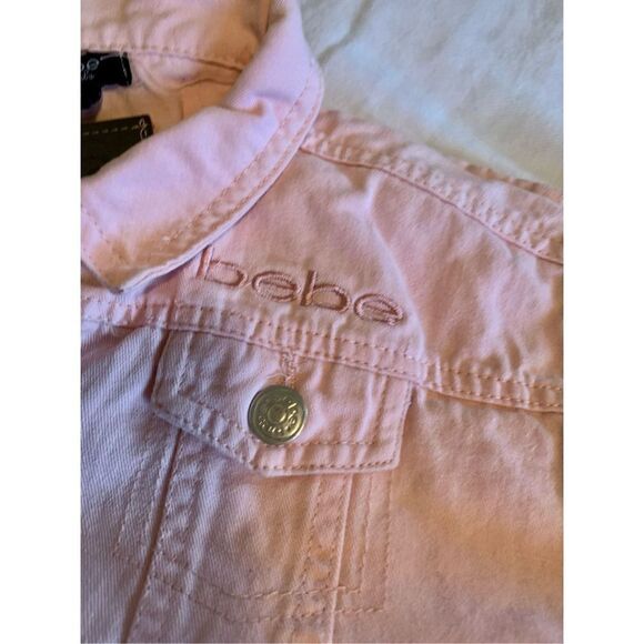 Bebe Pink Cropped Jacket - Picture 2 of 7